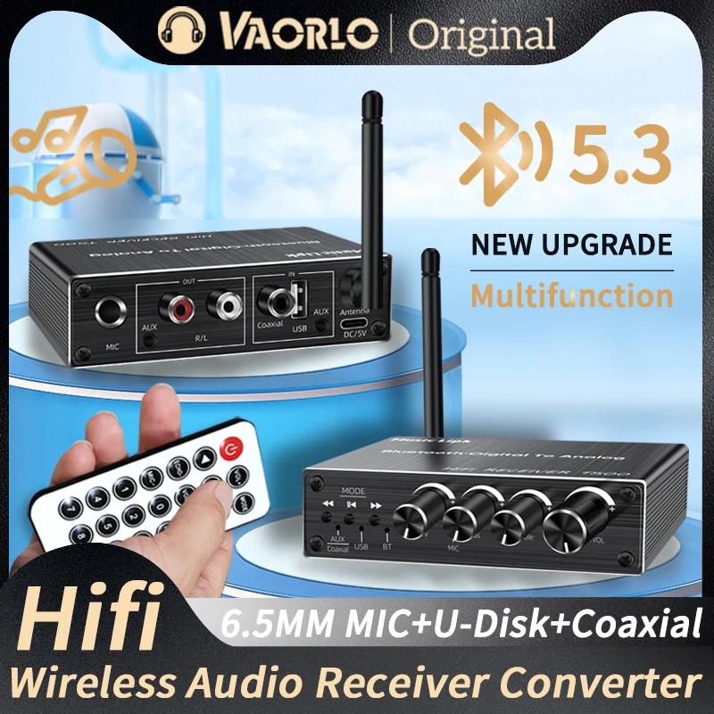 VAORLO ٱ  Bluetooth 5.3  ű +  -Ƴα ȯ + USB U ũ  + 6.5 ũ  ݼ    TV Ŀ   3.5MM